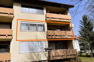 Wohnung kaufen in 86971 Peiting, KAUFEN - EINZIEHEN - WOHLFÜHLENGepflegte 3,5-Zimmerwohnung im 1. OG mit Südbalkon und Garage