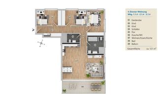 Wohnung mieten in Friedrichshafener Straße 147, 88085 Langenargen, NaturELLA Wohn(t)raum 4-Zimmer-Neubauwohnung mit Balkon