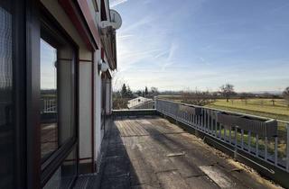 Penthouse mieten in 70825 Korntal-Münchingen, Penthouse Wohnung mit großer Dachterrasse, Aussichtslage mit Sonnenuntergang, EBK
