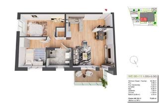 Wohnung mieten in Amlingstadter Straße 21, 96114 Hirschaid, „Exklusiver Erstbezug in Hirschaid: Neubau (QNG-40) mit Design-Vollausstattung & Premium-Küche“