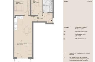 Wohnung mieten in Lorenz-Krapp-Straße 21-25, 96052 Ost, 3 Zimmer-Wohnung (nur für die Einkommensstufe II)