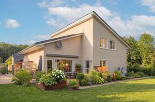 Haus kaufen in 15345 Rehfelde, Mit Luftwärmepumpe, Fußbodenheizung, Smart Home usw.: Energieeffizientes Pultdach-Haus in Rehfelde