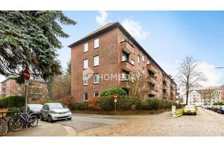 Wohnung kaufen in 20535 Hamm, Drei Zimmer, zwei Balkone – sonnig wohnen im Rotklinkerbau...