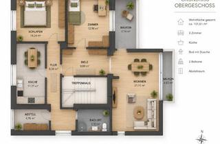 Wohnung mieten in Obere Hochstraße 74, 66450 Bexbach, 3-Zimmer-Wohnung in Bexbach
