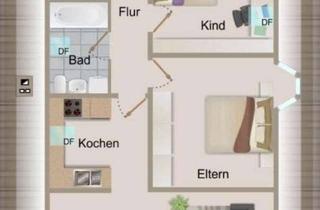 Wohnung mieten in 76879 Knittelsheim, 3 Zimmer mit Gartenanteil in zentraler Lage