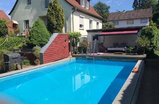 Einfamilienhaus kaufen in 35117 Münchhausen, Münchhausen - Haus mit Pool, Sauna, Traumgrundstück - 15min bis Marburg - KEIN MAKLER - Garagen.Stellplätze.Keller