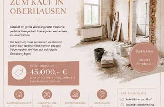 Wohnung kaufen in Ackerfeldstraße, 46145 Sterkrade-Mitte, Sanierungsobjekt mit Potenzial in Oberhausen