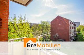 Wohnung kaufen in 28325 Tenever, Personenaufzug & PKW-Stellplatz! 3-Zimmer-Eigentumswohnung mit guter Raumaufteilung