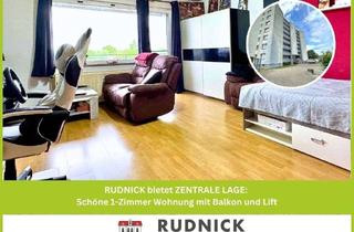 Wohnung kaufen in 31515 Wunstorf, RUDNICK bietet ZENTRALE LAGE: Schöne 1-Zimmer Wohnung mit Balkon und Lift