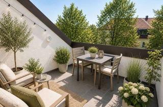 Wohnung kaufen in 86165 Lechhausen, Moderne 2-ZKB mit Dachterrasse in ruhiger Lage direkt am Lech