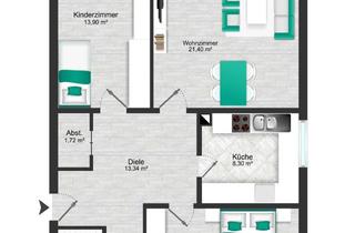 Wohnung mieten in 69488 Birkenau, ** Provisionsfrei** Helle und gut geschnittene 3 Zimmerwohnung