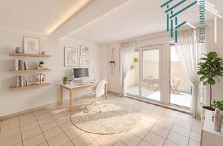 Gewerbeimmobilie mieten in 63322 Rödermark, Helle Office Suite mit kleinem Außenbereich