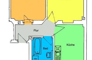 Wohnung mieten in 01662 Meißen, Zentral gelegene Wohnung mit Tageslichtbad und Wohnküche!