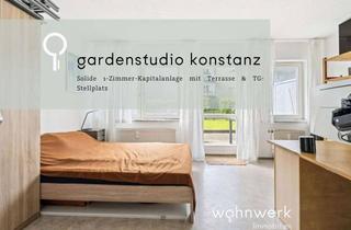 Wohnung kaufen in 78467 Konstanz, GardenStudio Konstanz – solide 1-Zimmer-Kapitalanlage mit Terrasse & TG-Stellplatz