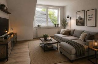 Wohnung mieten in 24986 Satrup, **Willkommen Zuhause** Lichtdurchflutete 2-Zi Dachgeschoß-WHG renoviert mit Garten