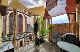 Wohnung mieten in Schanzenstr. 11, 68159 Mannheim, Außergewöhnliche 3-Zimmer-Altbau-Wohnung mit großem Süd-Balkon in preisgekröntem Jugendstilhaus