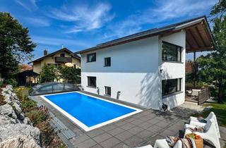 Einfamilienhaus kaufen in 83253 Rimsting, Exklusives Einfamilienhaus am Chiemsee – mit Pool, Seeblick und Alpenpanorama