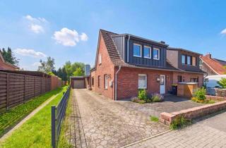 Doppelhaushälfte kaufen in 48529 Nordhorn, Mehr Platz als erwartet – Doppelhaushälfte mit Garten und Dachterrasse