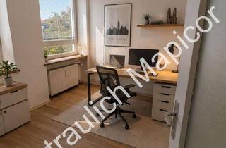 Büro zu mieten in Rotkreuzplatz 2a, 80634 Neuhausen-Nymphenburg, Modernisierte 3-Zimmer-Gewerbeeinheit Büro-Praxis-Kanzlei mit großem West Balkon, am Rotkreuzplatz