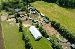 Immobilie kaufen in 16833 Fehrbellin, Idyllische Freizeit-Reitanlage bei Fehrbellin mit arrondiertem Land und mehreren Wohnmöglichkeiten