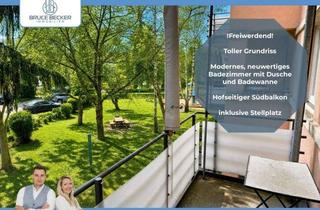Wohnung kaufen in 01219 Dresden, Bald bezugsfrei! Großzügig geschnittene 3-Zimmer-Wohnung mit hofseitigem Südbalkon und Stellplatz