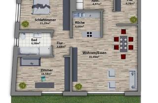 Wohnung kaufen in Im Brecht, 67278 Bockenheim, Moderne 3-Zimmer-Wohnung mit Einbauküche, Terrasse und eigenem Gartenanteil