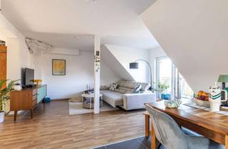 Wohnung kaufen in 63796 Kahl, Kahl am Main: Schöne, vermietete 2-Zimmer-Dachgeschoss-Wohnung mit Dachterrasse in Ortsrandlage