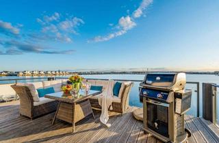 Wohnung kaufen in Am Yachthafen, 24376 Kappeln, Exklusive 4-Zimmer-Ferienwohnung mit Sauna, Kamin & direktem Wasserblick in Bestlage von Olpenitz