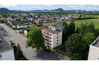 Wohnung kaufen in 78239 Rielasingen-Worblingen, provisionsfrei, frisch modernisiert & ganz oben - 3-Zimmer, Balkon & TG inkl.