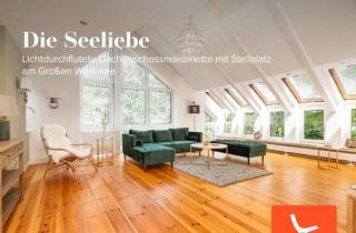 Wohnung kaufen in Am Großen Wannsee, 14109 Wannsee, Die Seeliebe - Lichtdurchflutete Dachgeschossmaisonette mit Stellplatz am Großen Wannsee