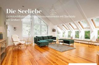 Wohnung kaufen in Am Großen Wannsee, 14109 Wannsee, Die Seeliebe - Lichtdurchflutete Dachgeschossmaisonette mit Stellplatz am Großen Wannsee
