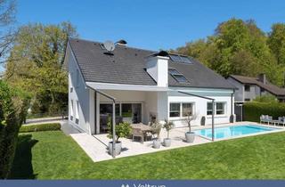 Einfamilienhaus kaufen in 82234 Weßling, RUHE. RAUM. LEBENSQUALITÄT. GROSSZÜGIGES EINFAMILIENHAUS MIT POOL