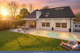 Einfamilienhaus kaufen in 82234 Weßling, RUHE. RAUM. LEBENSQUALITÄT. GROSSZÜGIGES EINFAMILIENHAUS MIT POOL