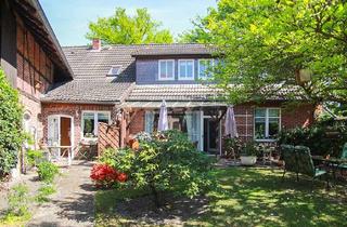 Haus kaufen in 29342 Wienhausen, Celle- Wienhausen: Dreiparteien-Fachwerkhaus mit Stallungen und Garten!