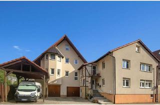 Einfamilienhaus kaufen in 69242 Mühlhausen, Wohnensemble in zentraler Lage – Zweifamilienhaus mit angrenzendem Einfamilienhaus