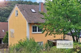 Doppelhaushälfte kaufen in 97990 Weikersheim, Jetzt mit neuem Preis: Doppelhaushälfte mit Aussicht, Garten & Garage – ein Eigenheim für Anpacker!