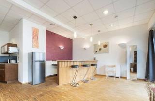 Wohnung mieten in 86551 Aichach, Einziehen und wohlfühlen: Stilvolles, vollmöbliertes 2-Zimmer-Apartment mit TG-Stellplatz im Zentrum von Aichach (Wohnen auf Zeit)