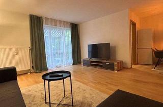 Immobilie mieten in 85757 Karlsfeld, Modern möbliertes 3-Zimmer-Apartment mit Terrasse und Garten in Karlsfeld