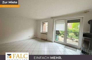 Wohnung mieten in 49186 Bad Iburg, 3-Zimmer-Erdgeschosswohnung mit Garten und Terrasse, Balkon, Kamin, Einbauküche & optionaler Garage