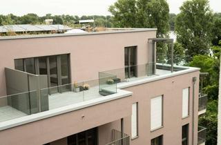 Penthouse kaufen in 55130 Weisenau, PENTHOUSE-TRAUM: Rheinblick, Aufzug & große Dachterrasse