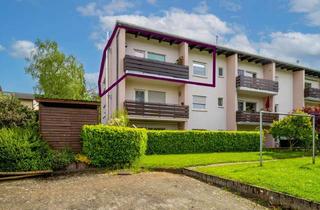 Wohnung kaufen in 64372 Ober-Ramstadt, 3 Zimmer ETW: Balkon, Garten, Kaminofen und Weitblick - nur 15 Min bis Darmstadt
