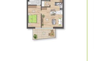 Wohnung mieten in Jahnstr., 89155 Erbach, Helle Neubauwohnung - Erstbezug 2 Zimmer, Balkon, TG