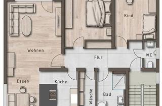 Wohnung mieten in 76474 Au, 3,5-Zimmer Wohnung mit Balkon