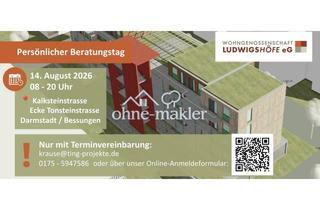 Wohnung kaufen in 64285 Darmstadt, 3-Zimmer-Wohnung (WBS/GEK) im Wohnquartier: Mehr als Wohnen - Gemeinsam Zuhause Ludwigshöfe (LH)