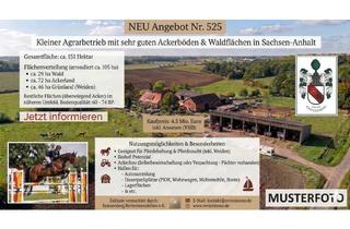 Grundstück zu kaufen in 39606 Meseberg, Kleiner Agrarbetrieb mit sehr guten Ackerböden & Waldflächen in Sachsen - Anhalt