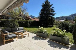 Wohnung kaufen in 83700 Rottach-Egern, Sonnenverwöhnter Rohdiamant: Erdgeschosswohnung mit Riesen-Terrasse in Top-Lage von Rottach-Egern