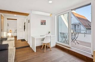 Wohnung kaufen in 88400 Biberach, Biberacher Unikat: Logenplatz über der Altstadt mit Fachwerk-Charme