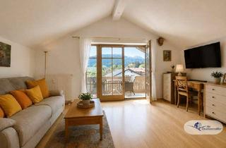 Wohnung kaufen in 83233 Bernau, Charmante 3-Zimmer-Dachgeschosswohnung mit Panoramablick in Bernau am Chiemsee