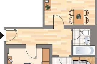 Wohnung mieten in Kirchstraße 18, 44627 Sodingen, 2-Zimmerwohnung mit neuen Bad und Boden