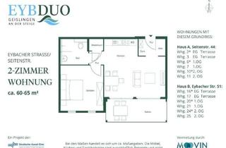 Wohnung mieten in Eybacher Straße 51, 73312 Geislingen, 2-Zimmer-Wohnung mit Balkon und EBK im "EYBDUO"